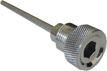 ACCUTRONIX Transmission Dipstick - Knurled - Chrome - Big Twin TDS01-KC