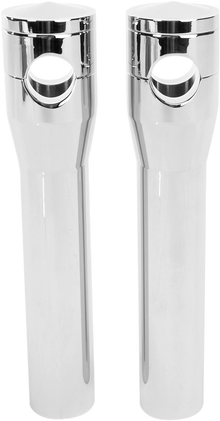 ACCUTRONIX Elite Custom Billet Aluminum Risers - Springer - 8" - Chrome HRS1358-C