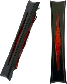 ACCUTRONIX Bag Lights - Diamond - Red Lens - Black BL01-IB
