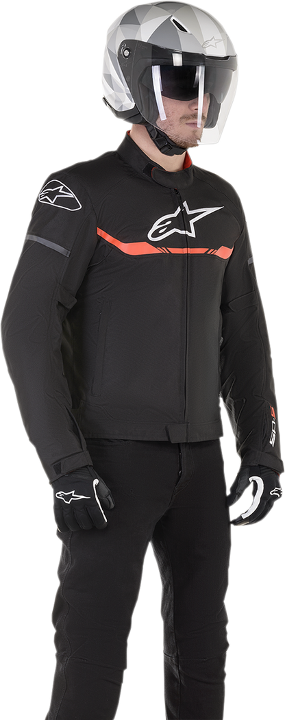 ALPINESTARS T-SP S Waterproof Jacket - Black/Red Fluo - Medium 3200120-1030-M