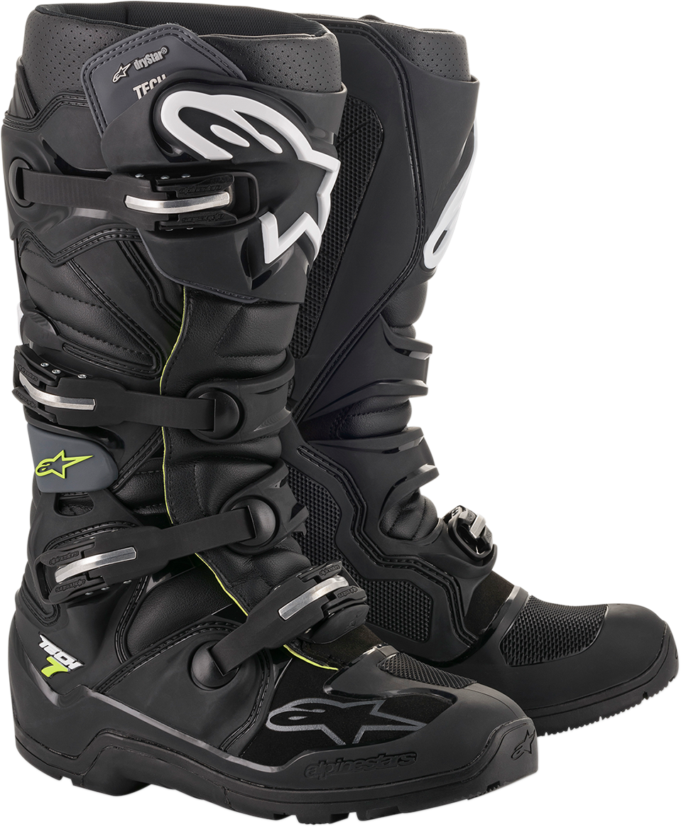 ALPINESTARS Tech 7 Enduro Drystar® Boots - Black - US 8 / EU 42 2012620-106-8