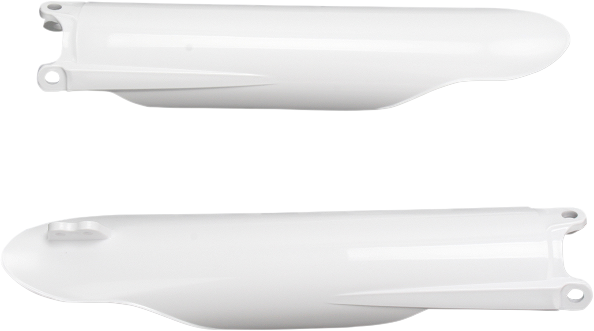 ACERBIS Fork Covers - Lower - White 2113770002