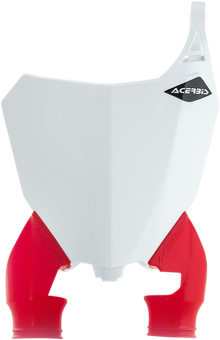 ACERBIS Raptor Number Plate - White/Red 2630771030