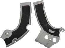 ACERBIS X-Grip Frame Guards - Silver/Black - Yamaha 2640271015