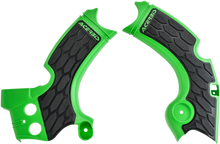 ACERBIS X-Grip Frame Guards - Green/Black - KX 250 F 2657591089