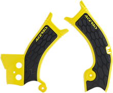 ACERBIS X-Grip Frame Guards - Yellow/Black - RM-Z 250/450 2686601017