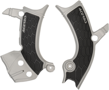 ACERBIS X-Grip Frame Guards - Silver/Black - Yamaha 2689411015