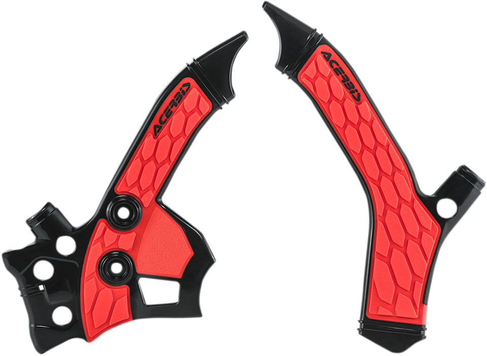ACERBIS X-Grip Frame Guards - Black/Red - CRF250L 2726851042