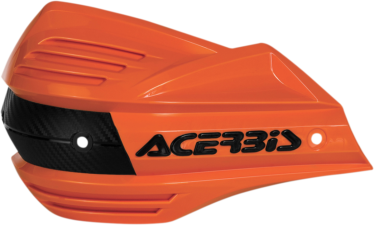 ACERBIS X-Factor Replacement Handshields - Orange/Black 2393481008