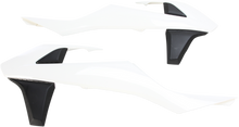 ACERBIS Radiator Shrouds - White/Black 2421081035