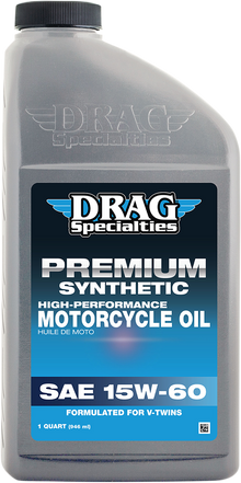 DRAG SPECIALTIES OIL Synthetic Engine Oil - 15W-60 - 1 U.S. quart 900-610