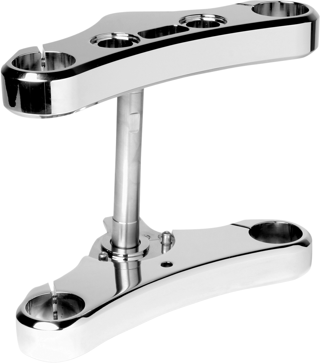 ACCUTRONIX Elite Triple Tree - 49 mm - Chrome - 5° Rake TWD549-ESC