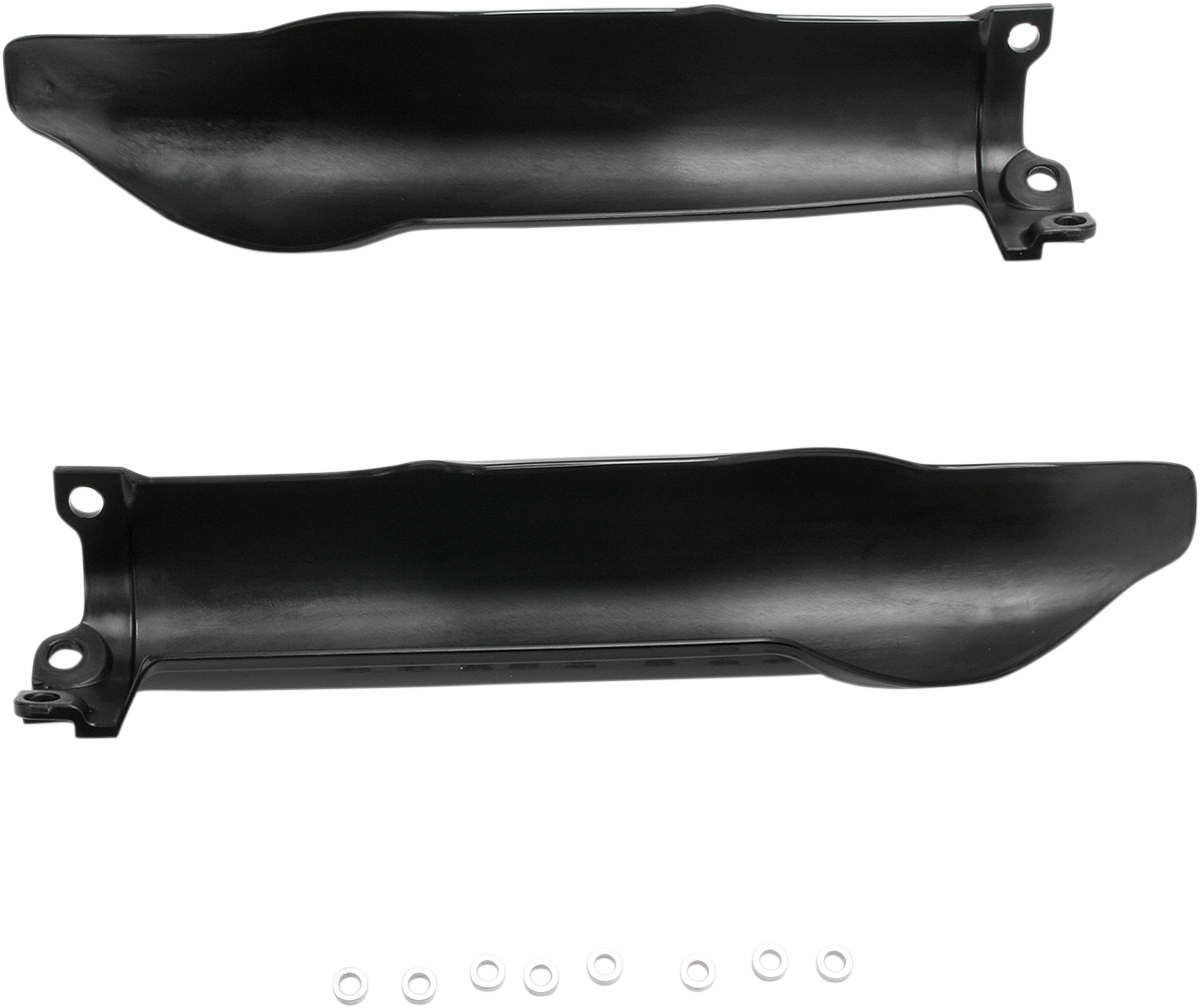 ACERBIS Fork Covers - Lower - Black 2141760001