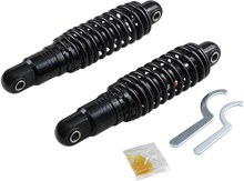 DRAG SPECIALTIES SHOCKS Premium Ride-Height Adjustable Shocks - 11" - Heavy Duty - Black C16-0160HB