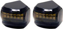 ALLOY ART LED Driving/Turn Signal Light - Black - Smoke Lens MRL-4B