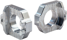 WORKS CONNECTION Elite Axle Block - Silver - Yamaha 17-320