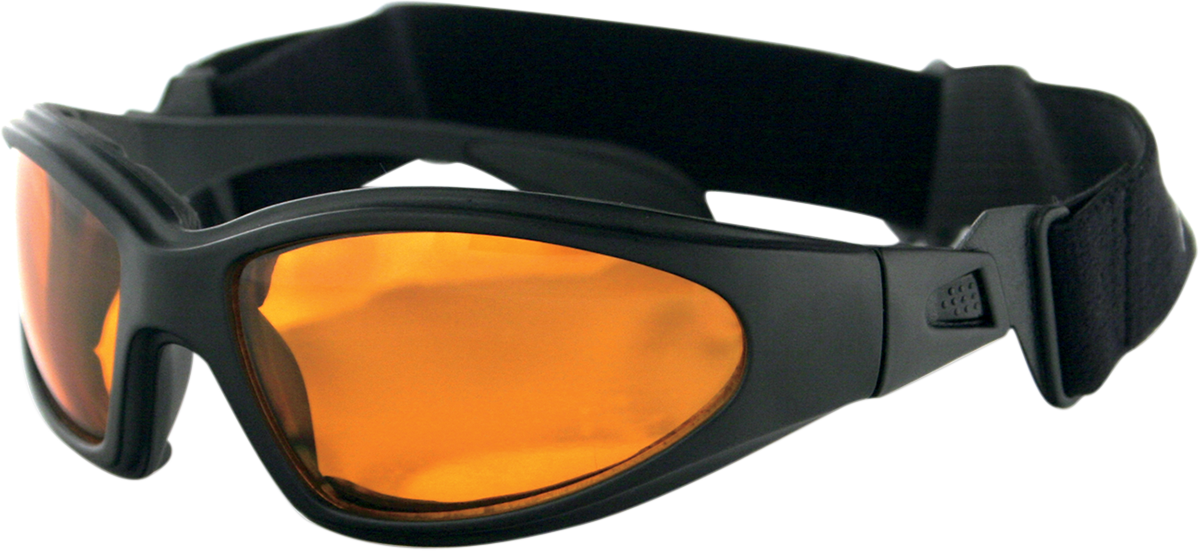BOBSTER GXR Goggle/Sunglasses - Matte Black - Amber Lens GXR001A