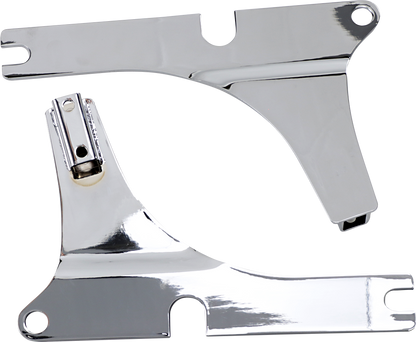 CYCLE VISIONS Side Plates - FXSB - Chrome CV-8090