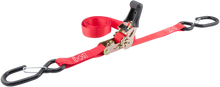 ERICKSON Ratchet Straps - 1" x 6' - Red - Pair 05710