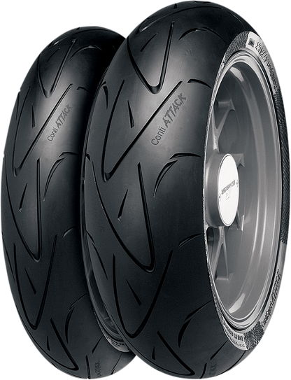 CONTINENTAL Tire - ContiSportAttack - Rear - 180/55ZR17 - (73W) 02443930000