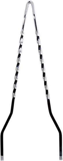 CYCLE VISIONS Twisted Sticks Sissy Bar - Black - 30" CV-8040B