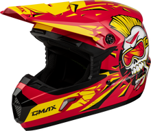 Youth Mx 46y Unstable Helmet Red/Yellow Ys