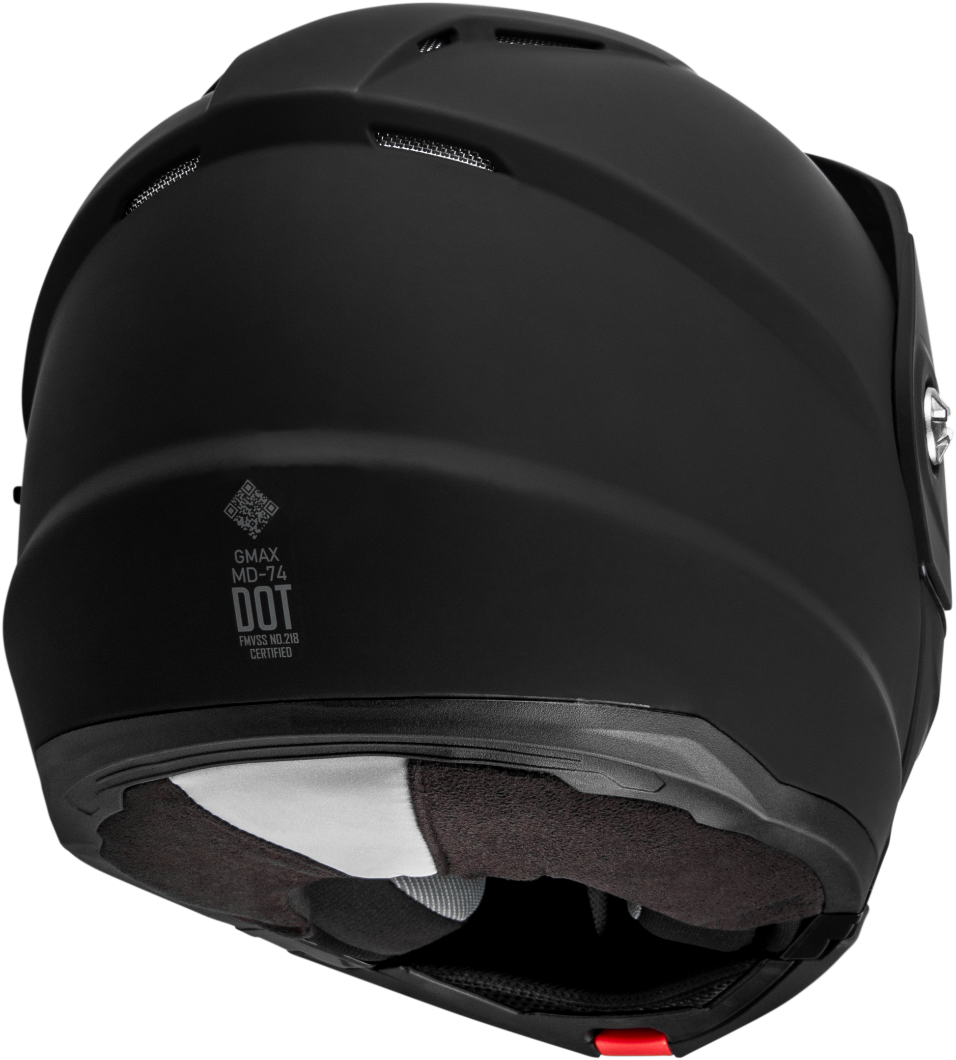 Md 74 Solid Helmets Matte Black Xl