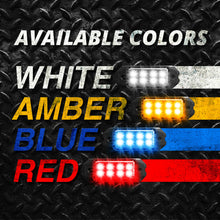 Strobe Pod Lights Traffic White  4pc