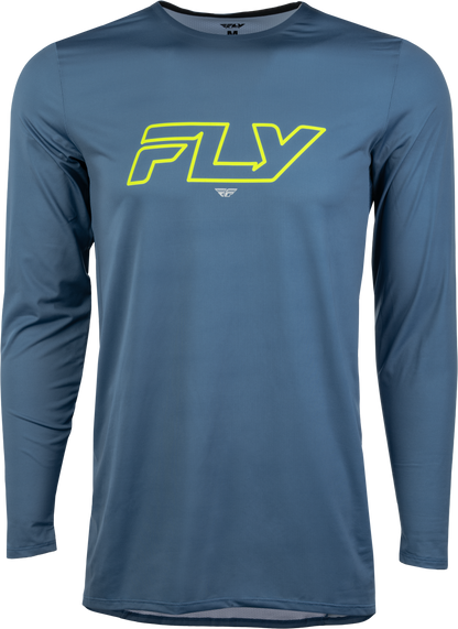 Enduro Long Sleeve Jersey Slate/Hi Vis Sm