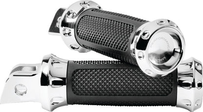 Performance Machine Footpegs Overdrive Rider - Chrome