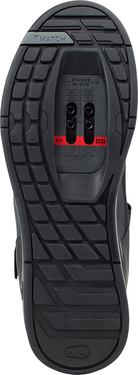 CRANKBROTHERS Mallet BOA® Clip-In Shoes - Black/Gold - US 8.5 MAB01080A-8.5