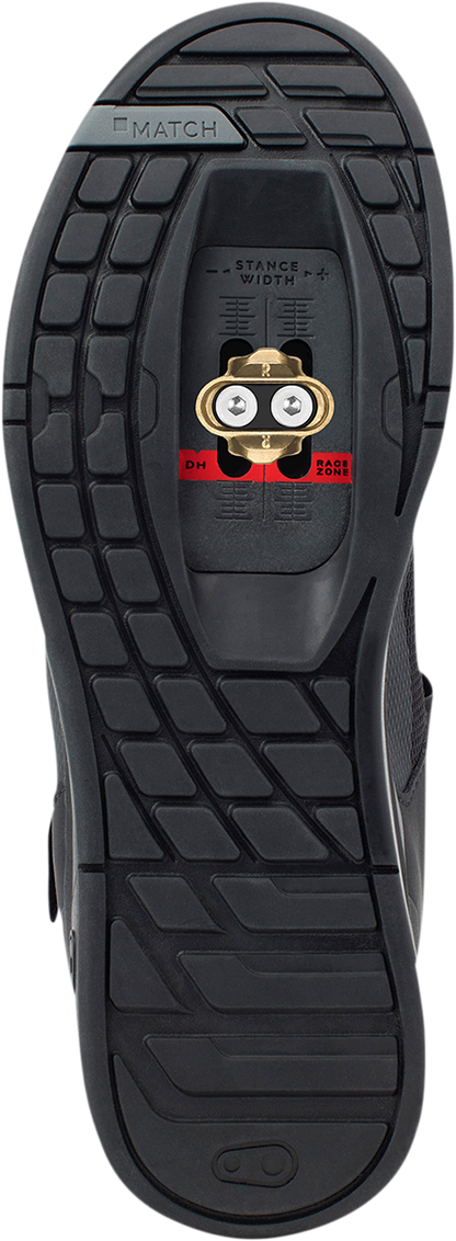 CRANKBROTHERS Mallet BOA® Clip-In Shoes - Black/Gold - US 8.5 MAB01080A-8.5