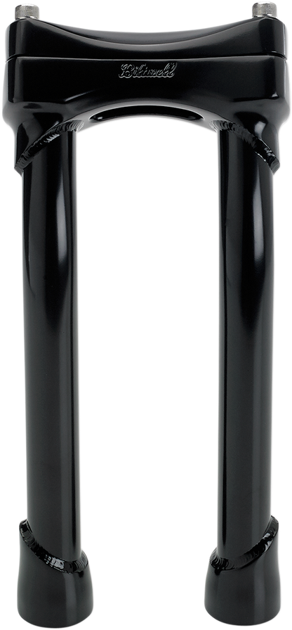 BILTWELL Murdock Handlebar Risers - Pullback - 10" - Black 6404-201-10