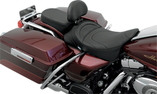 DRAG SPECIALTIES SEATS Pillion Seat - Mild Stitched - Narrow - FL '99-'22 0801-0469