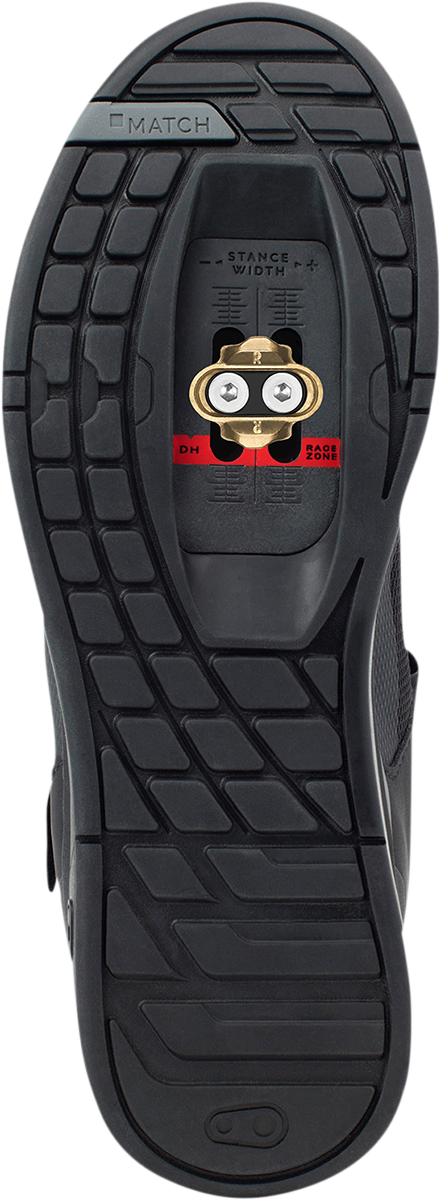 CRANKBROTHERS Mallet BOA® Clip-In Shoes - Black/Gold - US 13 MAB01080A-13.0