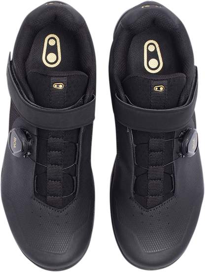 CRANKBROTHERS Mallet BOA® Clip-In Shoes - Black/Gold - US 14 MAB01080A-14.0