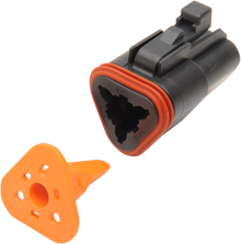 NAMZ Deutsch Plug - 3 Pin - Black DP-3B