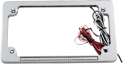 CUSTOM DYNAMICS Dual License Plate Frame - Chrome TF02-C