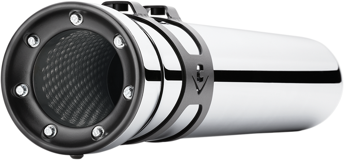 COBRA Race Pro Mufflers for '95-'16 Bagger - Chrome 6218