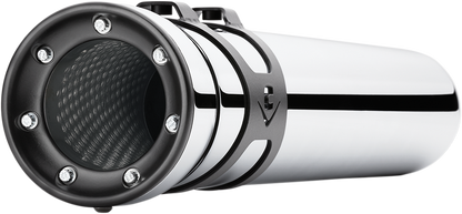 COBRA Race Pro Mufflers for '95-'16 Bagger - Chrome 6218