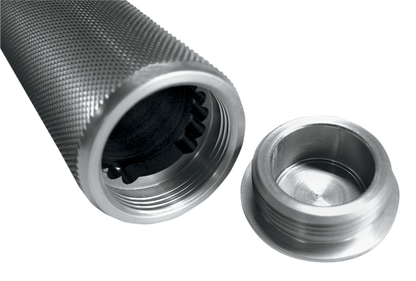 JOKER MACHINE Sensor-Type Knurled Handgrips - Anodized 03-89CL