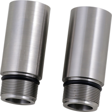 CYCLE VISIONS Fork Tube Extensions - 39 mm - Extends +3" - Chrome CV7137