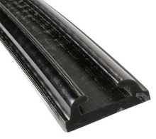 GARLAND Black Replacement Slide - UHMW - Profile 21 - Length 59.00" - Ski-Doo 21-5900-1-01-01