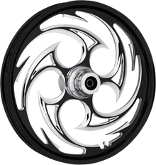 RC COMPONENTS Wheel - Savage Eclipse - Front - Dual Disc/without ABS - Black Eclipse - 16x3.5 - '00-'07 FLT 16350-9917-85E