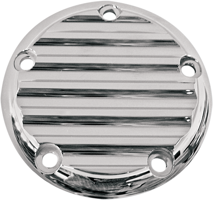 JOKER MACHINE Points Cover - Finned - 5 Hole - Chrome 02-99FN