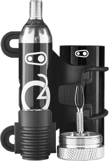 CRANKBROTHERS Cigar Tool Plug Kit & CO2 Head - Black/Silver 16570