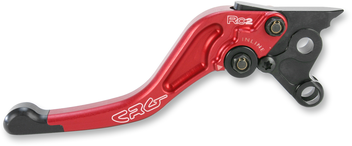 CRG RC2 Shorty Brake Lever - Red 2AB-521B-H-R