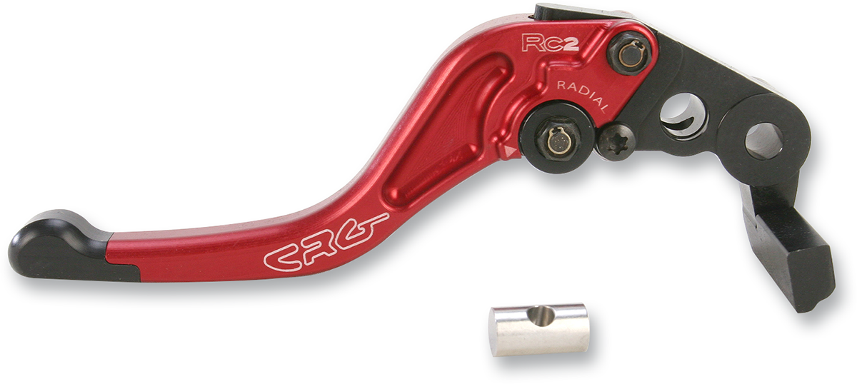 CRG RC2 Shorty Brake Lever - Red 2RN-511-S1-H-R