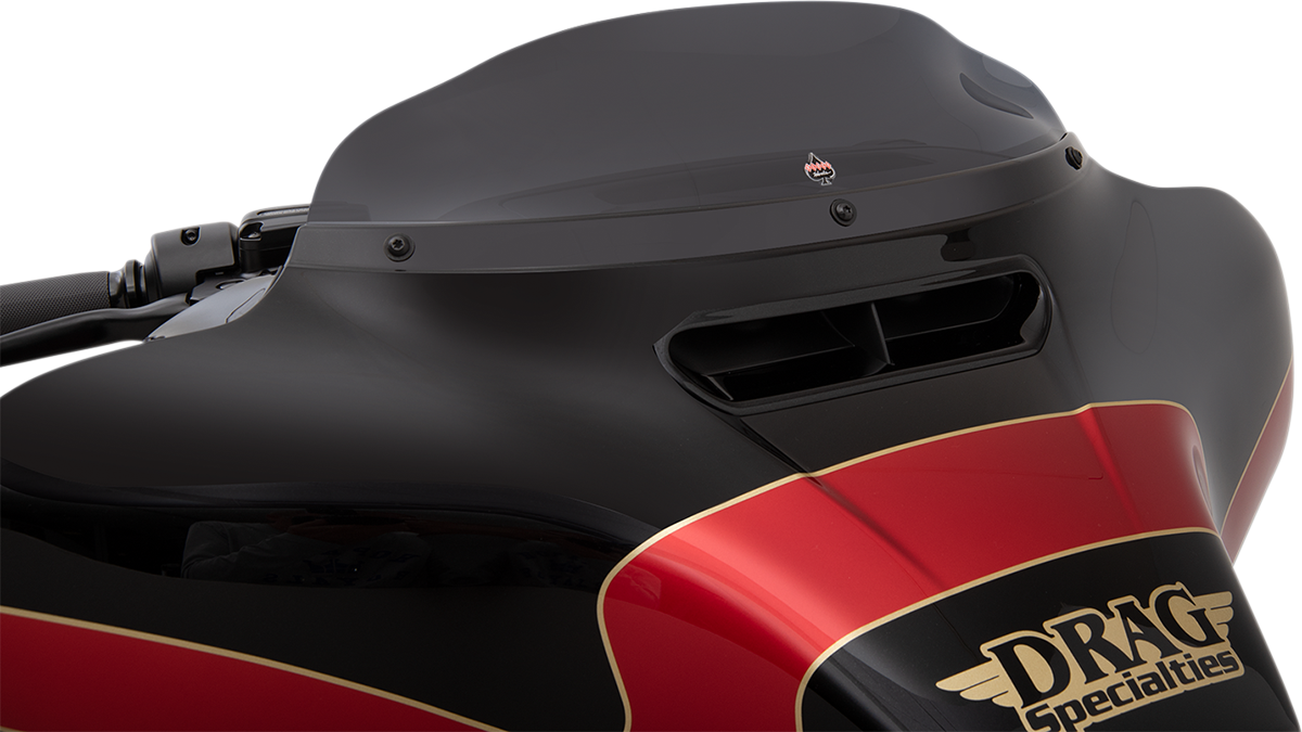KLOCK WERKS Flare™ Windshield - 4" - Dark Smoke - FLH KWW-01-0405