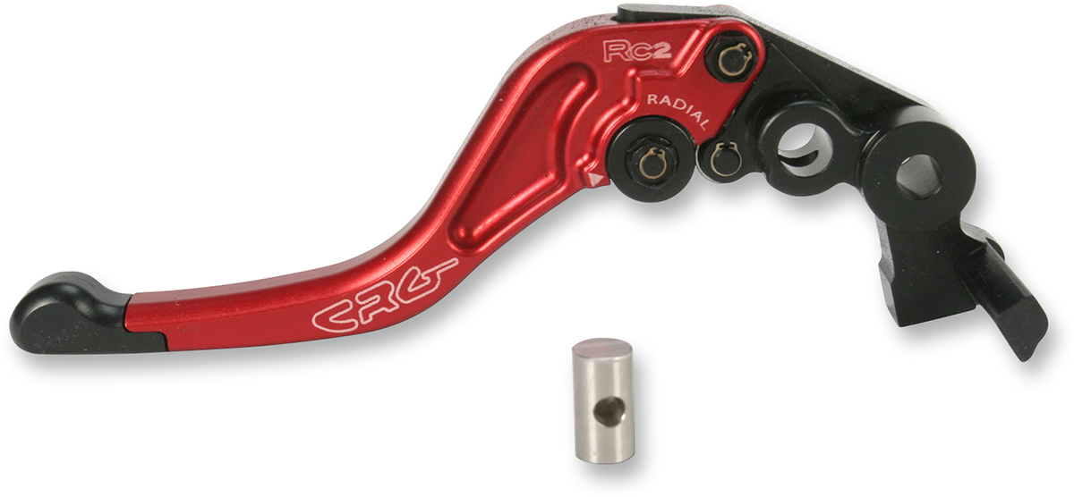 CRG RC2 Shorty Brake Lever - Red 2RN-512-H-R